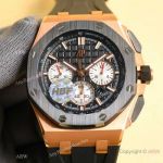 HBF Audemars Piguet Royal Oak Offshore Chronograph 43mm Mens Watch Rose Gold